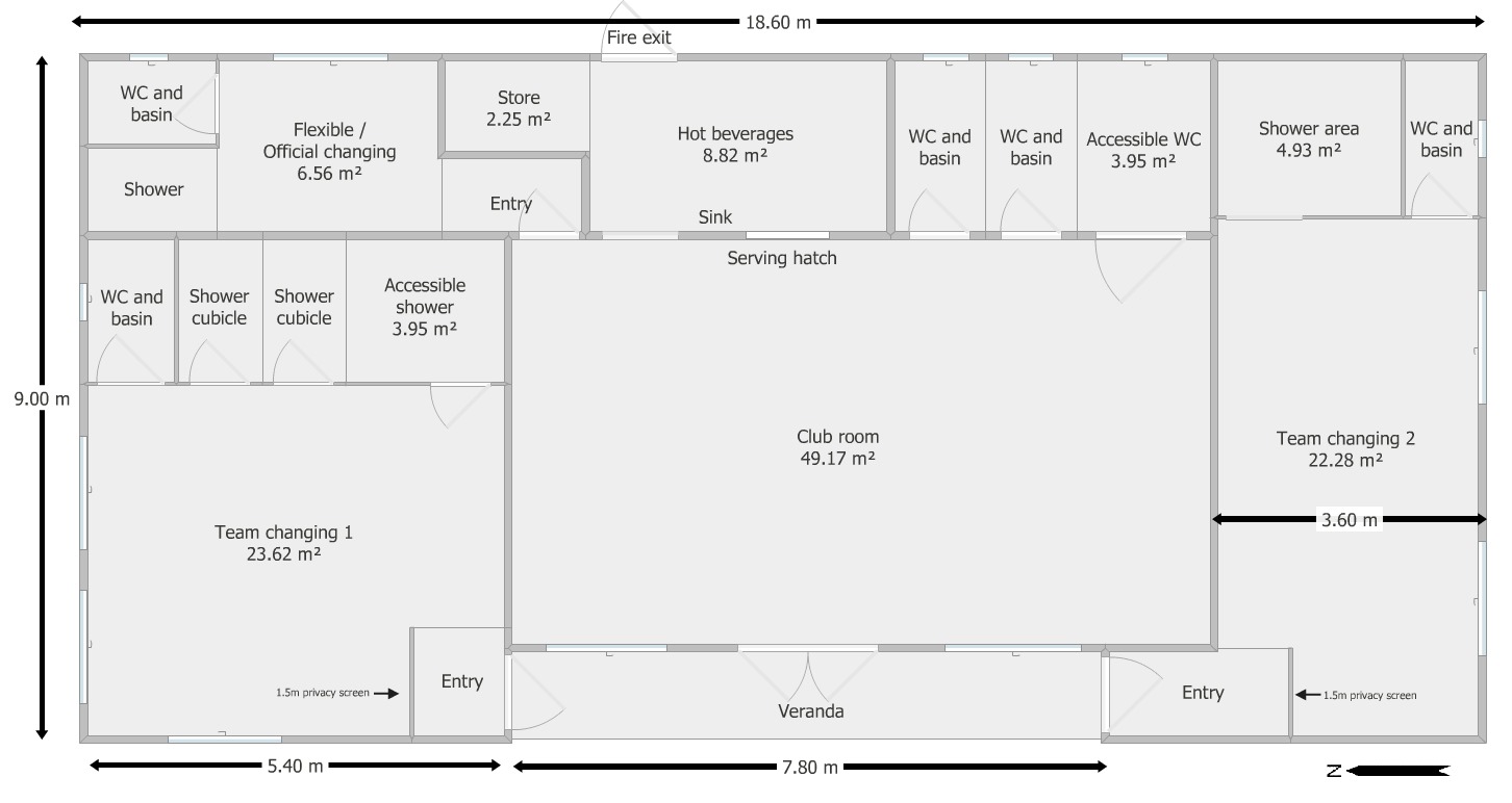 Proposed floor plan